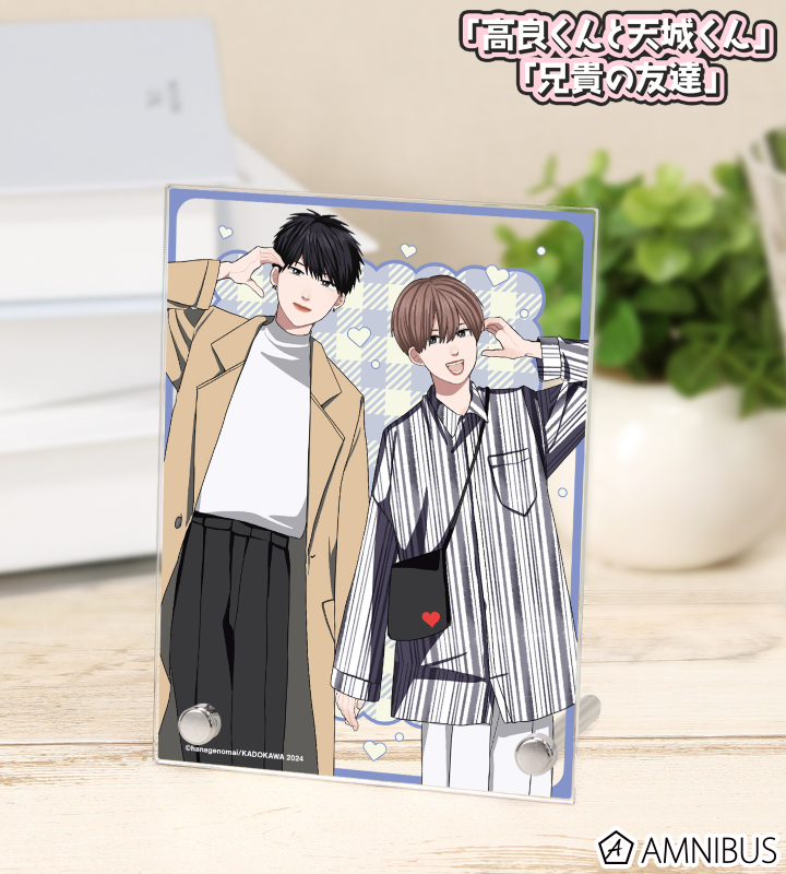 はなげのまい先生 描き下ろし 柿本健&田中優也 プリントシール風ver. A6アクリルパネル