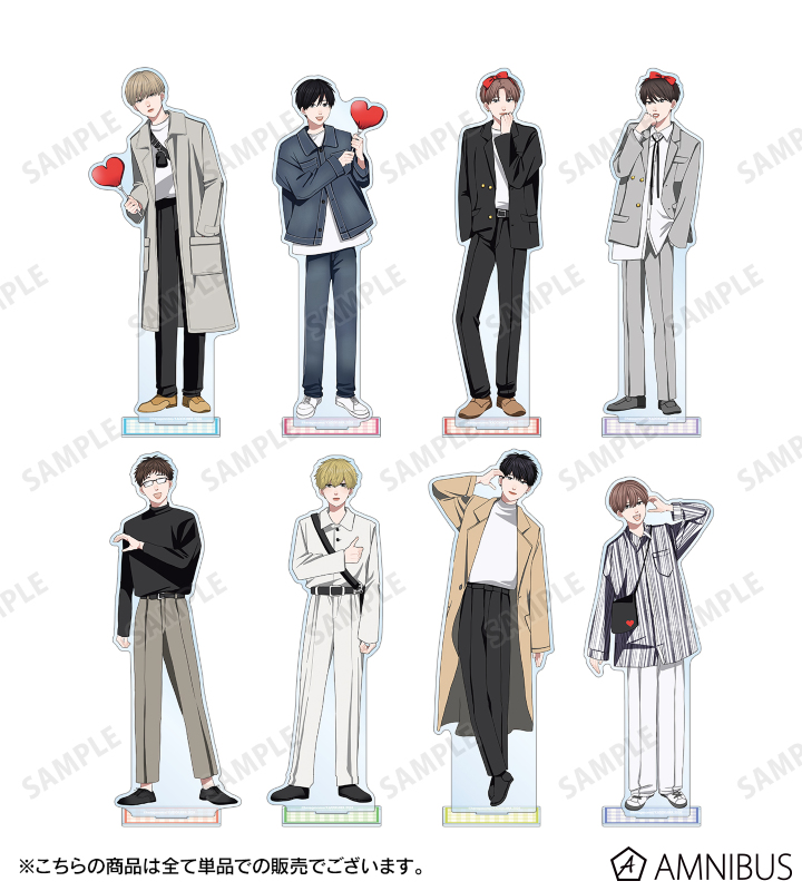 はなげのまい先生 描き下ろし 天城太一 プリントシール風ver. BIGアクリルスタンド