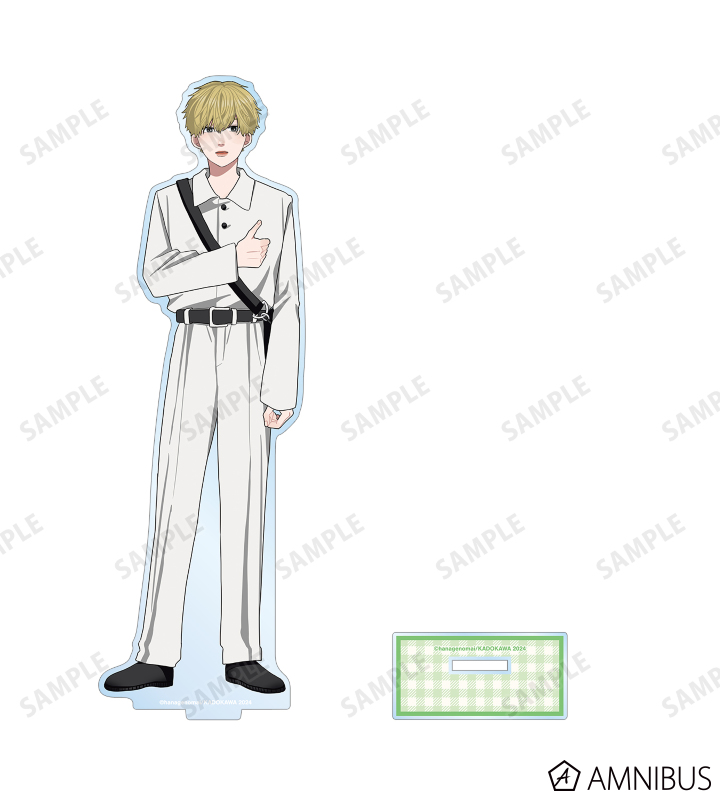 はなげのまい先生 描き下ろし 山崎聡 プリントシール風ver. BIGアクリルスタンド