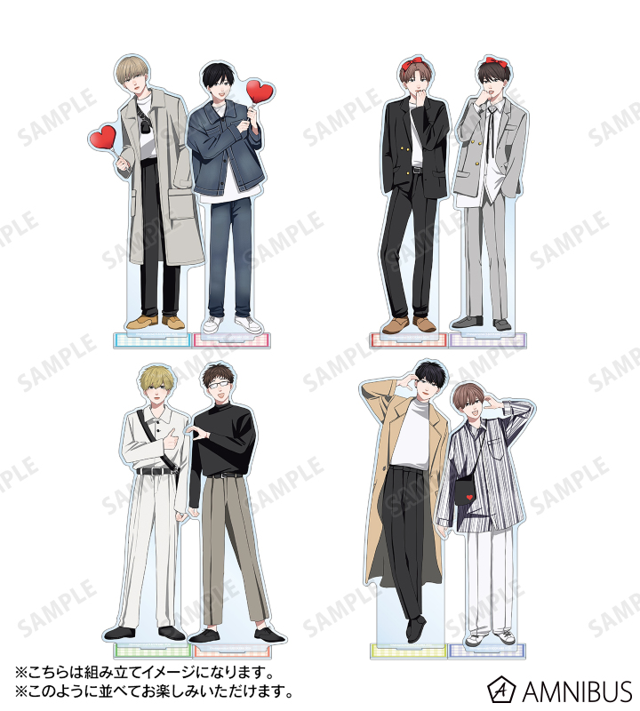 はなげのまい先生 描き下ろし 田中優也 プリントシール風ver. BIGアクリルスタンド