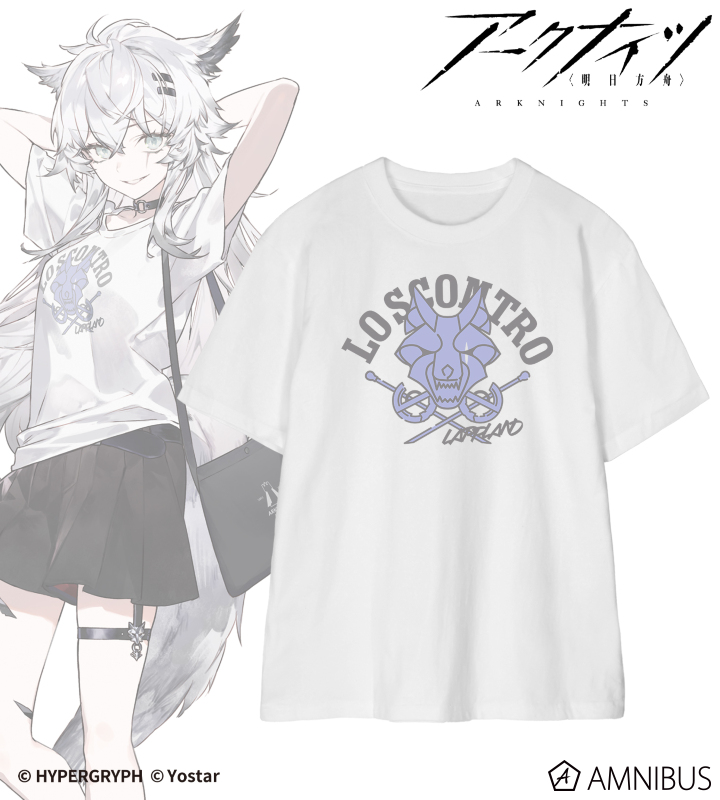 希少　レア　アークナイツ　マルイ　POPUP Tシャツ メンズXL ラップランド アークナイツ - 荒蕪ラップランド ショッピングver. 着用Tシャツ