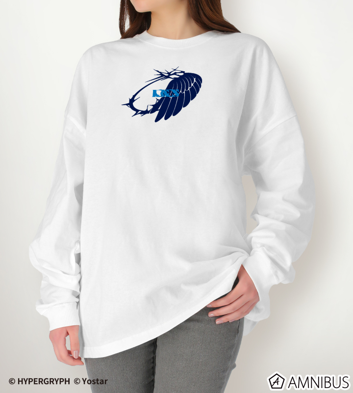 アークナイツ　Logos　Tシャツ アークナイツ - ロゴス ショッピングver. 着用BIGシルエット