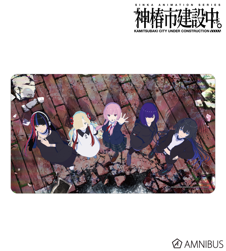 花譜　デスクマット　神椿　KAMITSUBAKI TVアニメ『神椿市建設中。』 - ティザービジュアル マルチデスク