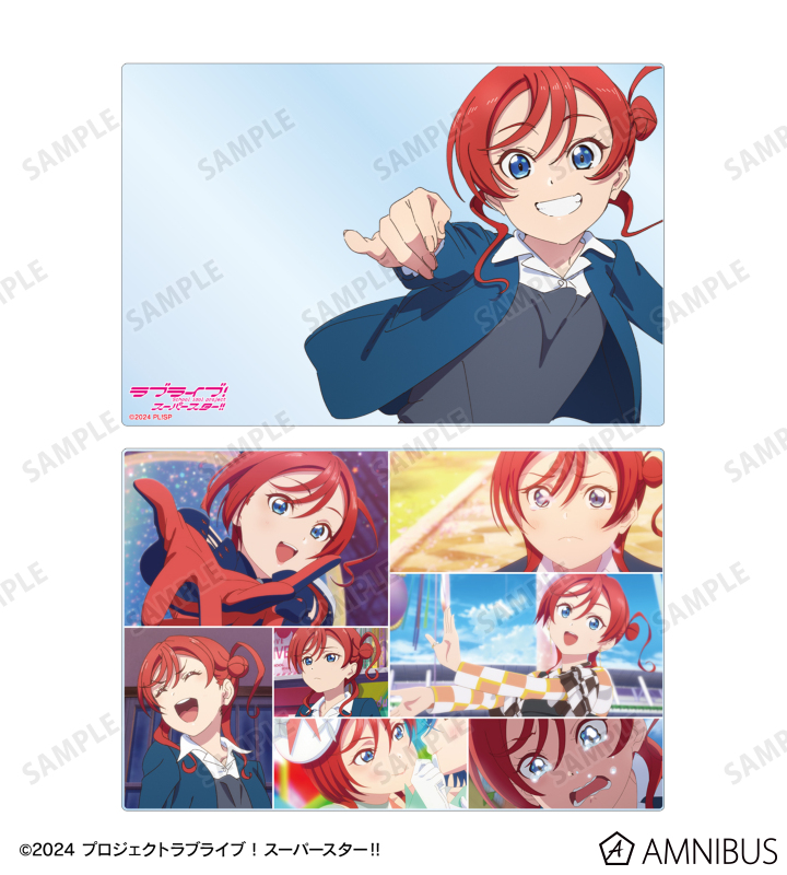 なつやすみ まるっとみ！夏休みピック4！合同アニメポスター B1サイズ ラブライブ！スーパースター!! - 描き下ろし 鬼塚夏美 スーパー