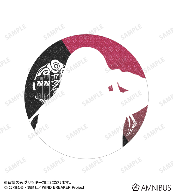 椿野佑 WIND BREAKER ジュエリー缶バッジ 原作絵