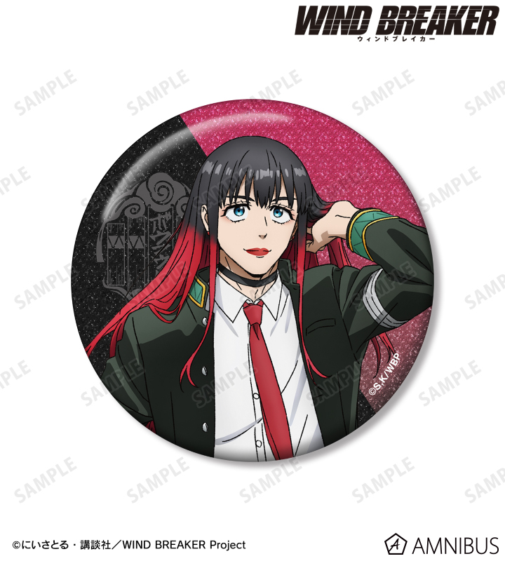 TVアニメ『WIND BREAKER』 - 椿野 佑 75mmグリッター缶バッジ