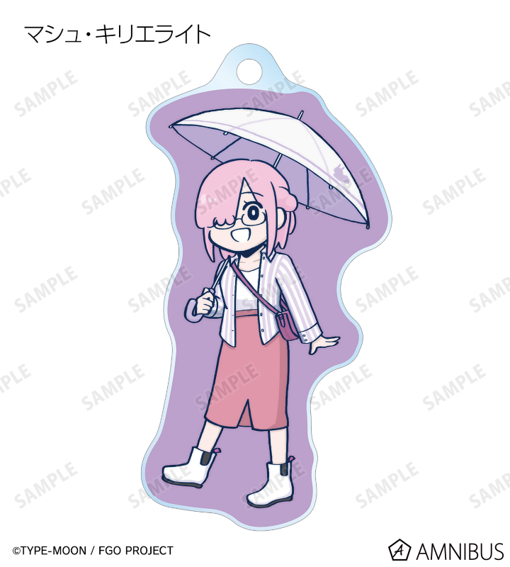 FGO 藤丸立香はわからない　クイズ両面キーホルダー 無銘 エミヤ アクキー