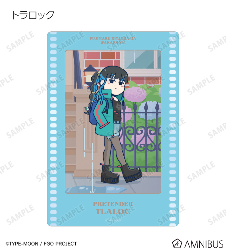槌田先生 描き下ろし 梅雨の合間にver. トレーディングフィルム風クリアカード