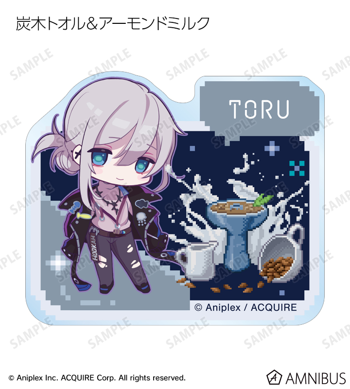 Tamimoon Tobacco 04 サイン入りアクリル・ガッシュイラスト 展示グッズ】 ・Tシャツ(ホワイト/ブラック) ・ステッカーの新作