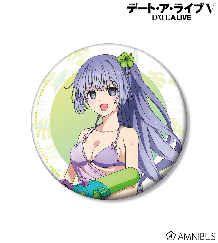 描き下ろし 誘宵美九 デート・ア・バカンスver. 100mm缶バッジ