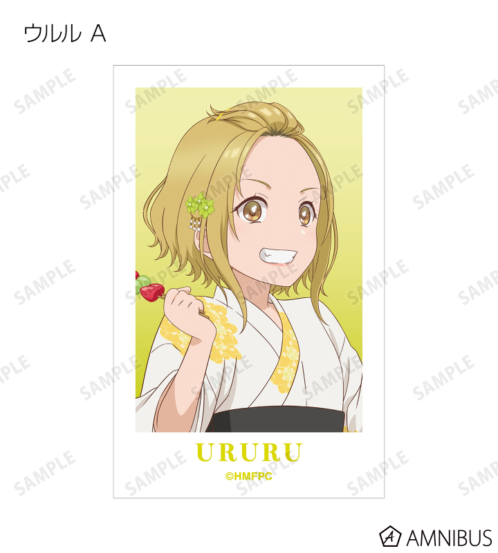 描き下ろし 夏祭りver. トレーディングインスタントカメラ風イラストカード