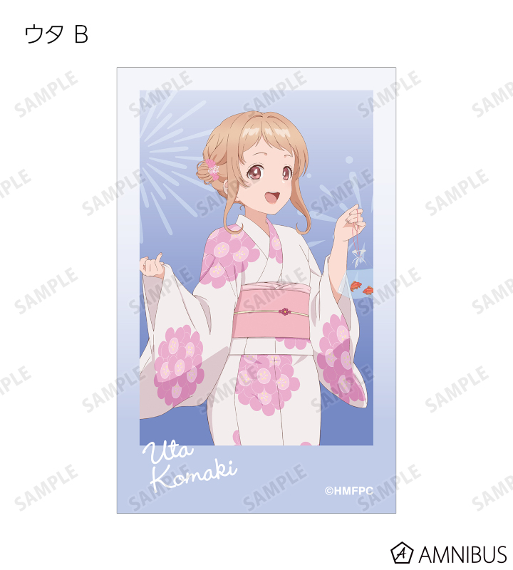 描き下ろし 夏祭りver. トレーディングインスタントカメラ風イラストカード