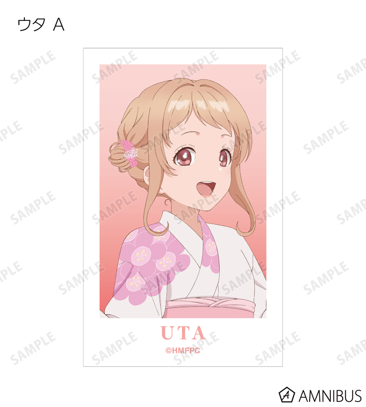 描き下ろし 夏祭りver. トレーディングインスタントカメラ風イラストカード