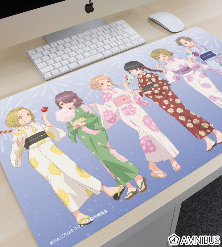 描き下ろし 集合 夏祭りver. マルチデスクマット