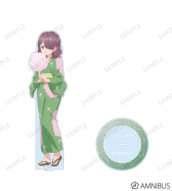 描き下ろし クマちゃん 夏祭りver. 特大アクリルスタンド