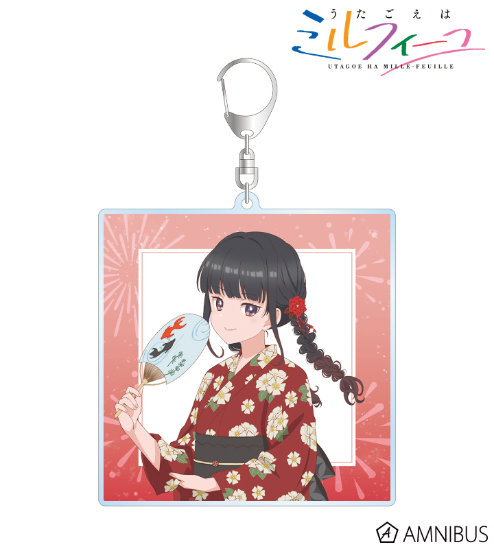 描き下ろし ムスブ 夏祭りver. BIGアクリルキーホルダー
