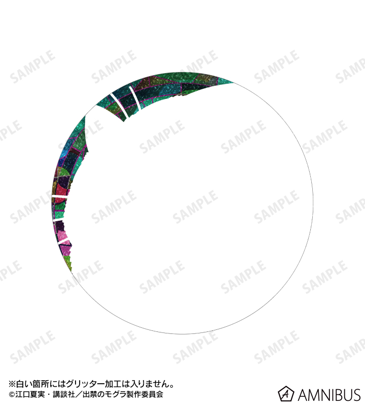 イケブクロさん Aure Glass 75mmグリッター缶バッジ