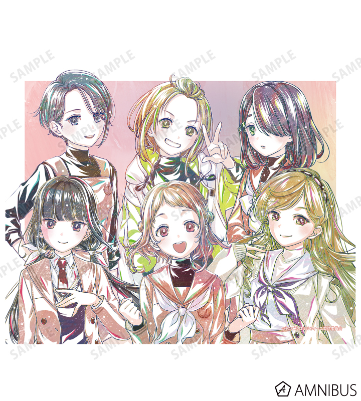 手鞠沢高校アカペラ部 Ani-Art キャンバスボード