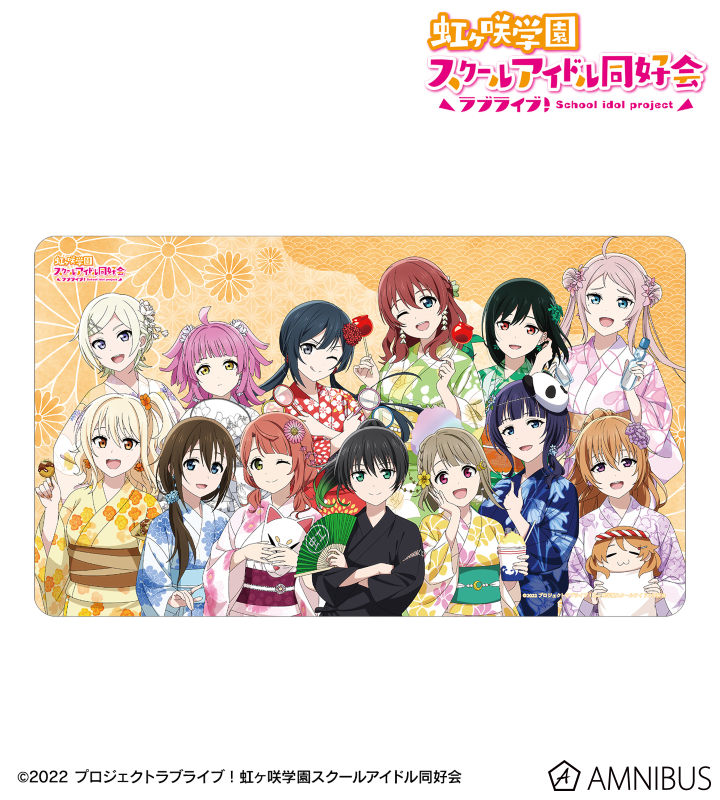 描き下ろし 集合 縁日ver. マルチデスクマット