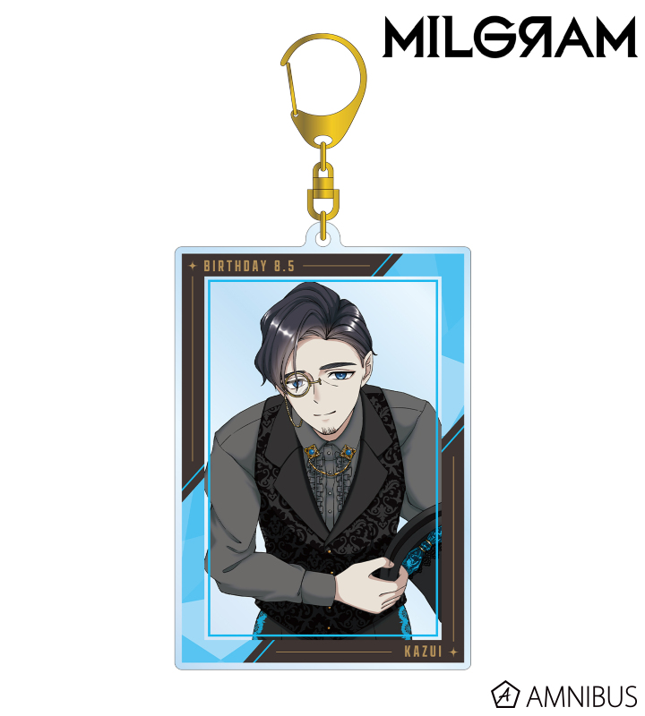 【レア】MILGRAM ミルグラム　カズイ　アクリルキーホルダー レア】MILGRAM ミルグラム カズイ アクリルキーホルダー - メルカリ
