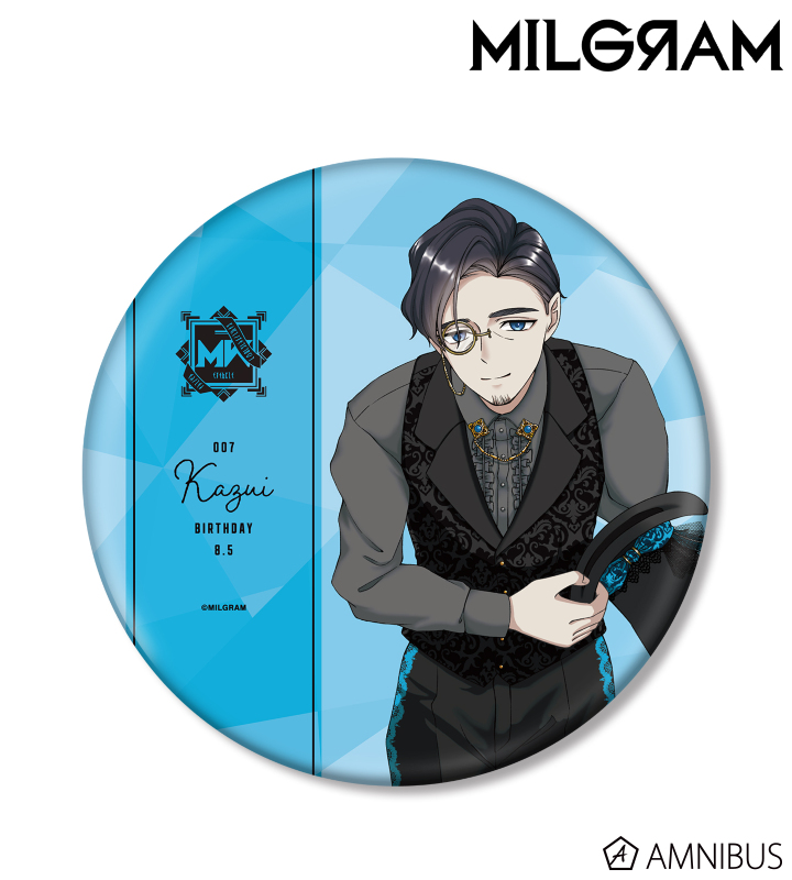 ミルグラム MILGRAM カズイ 缶バッジ MILGRAM -ミルグラム- - 描き下ろし カズイ バースデーver. 第2