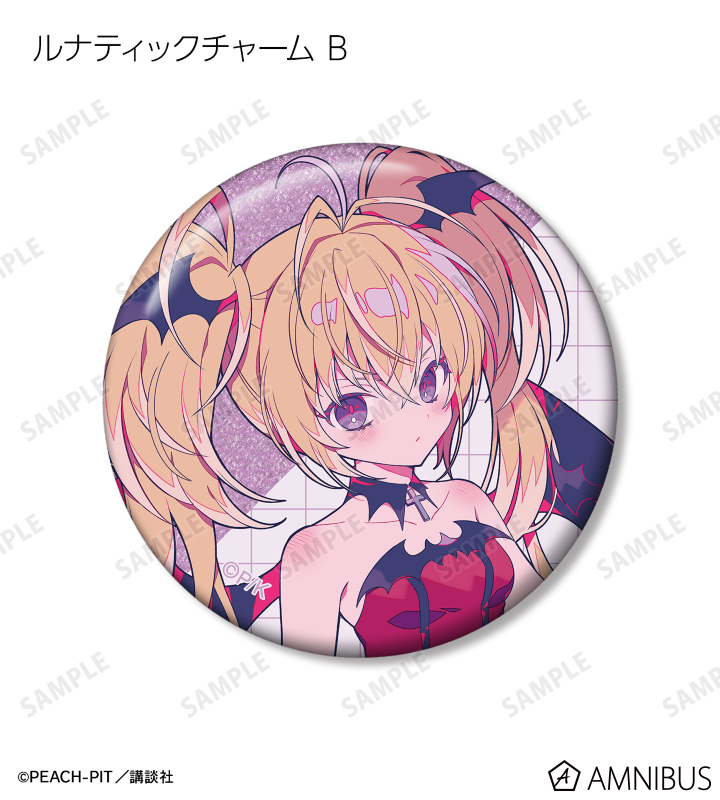 夢ノ内さんイラスト キャラなりver. トレーディンググリッター缶バッジ
