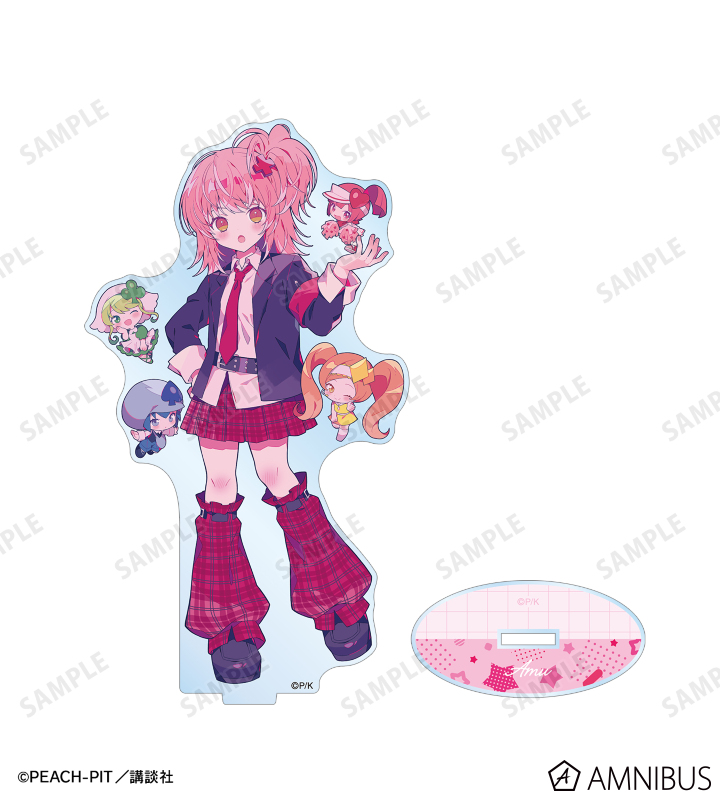 しゅごキャラ　日奈森あむ　制服　キャラなり　BIGアクリルスタンド　夢ノ内 しゅごキャラ！ - 夢ノ内さんイラスト 日奈森 あむ 制服ver. BIG