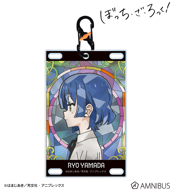 山田リョウ Aure Glass カラビナ付きカード型アクリルキーホルダー