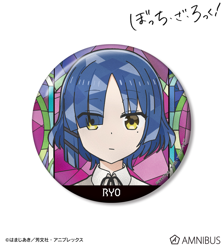 山田リョウ Aure Glass 100mm缶バッジ ver.A