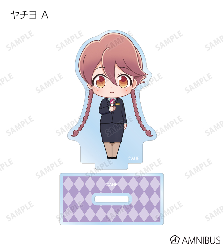 トレーディング ちびキャラ ホテルモントレ制服&モーニングスタッフver. アクリルスタンド