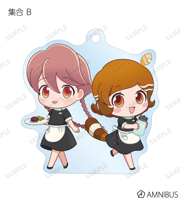 トレーディング ちびキャラ ホテルモントレ制服&モーニングスタッフver. アクリルキーホルダー