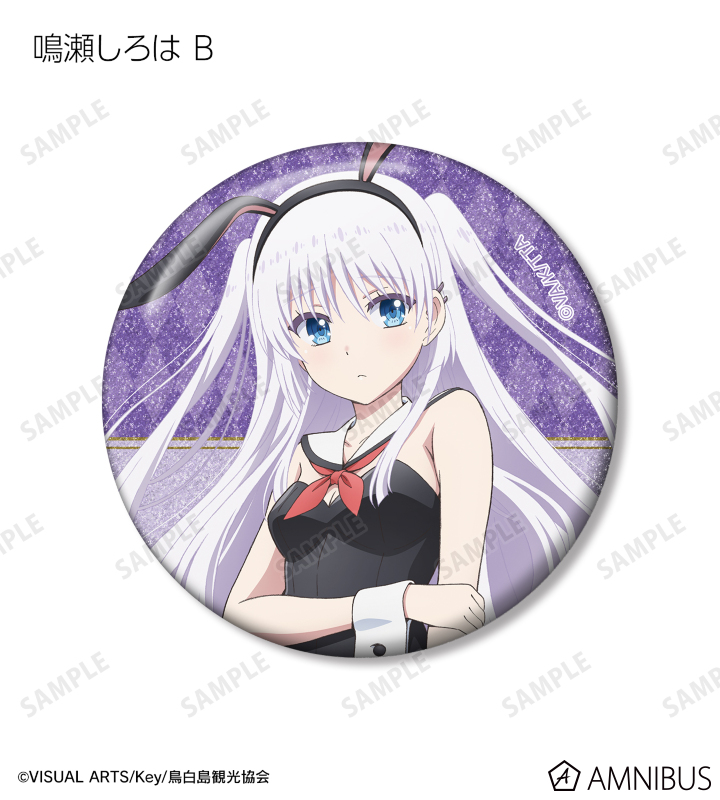 描き下ろし バニーガールver. トレーディンググリッター缶バッジ