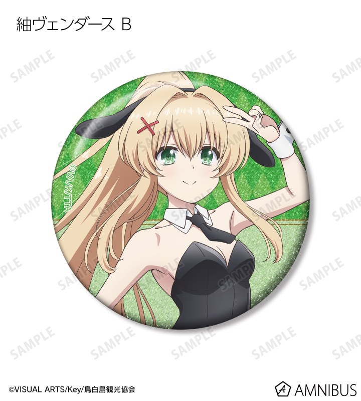 描き下ろし バニーガールver. トレーディンググリッター缶バッジ