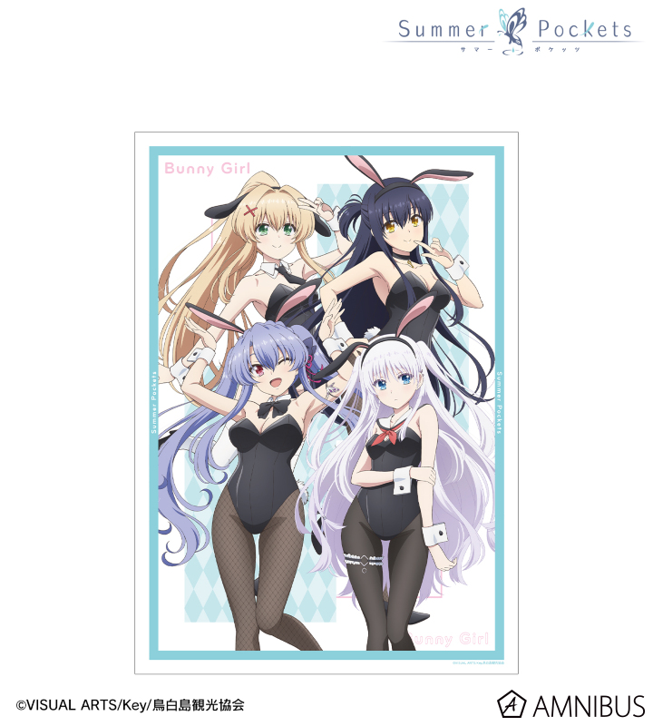 描き下ろし 集合 バニーガールver. A3マット加工ポスター