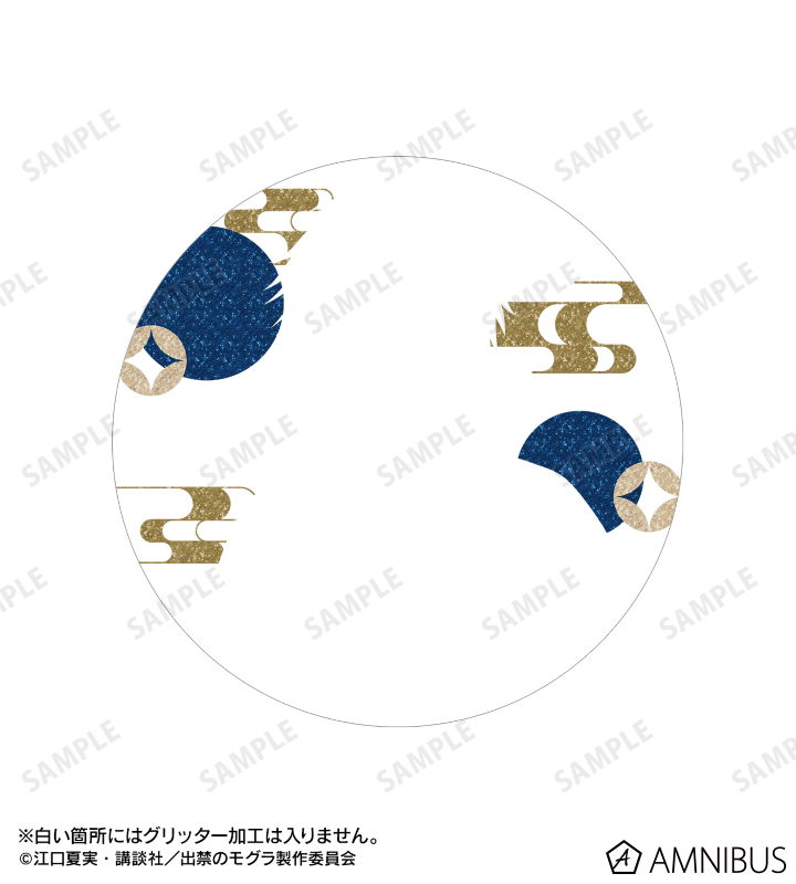 描き下ろし 百暗桃弓木 お祭りver. 75mmグリッター缶バッジ