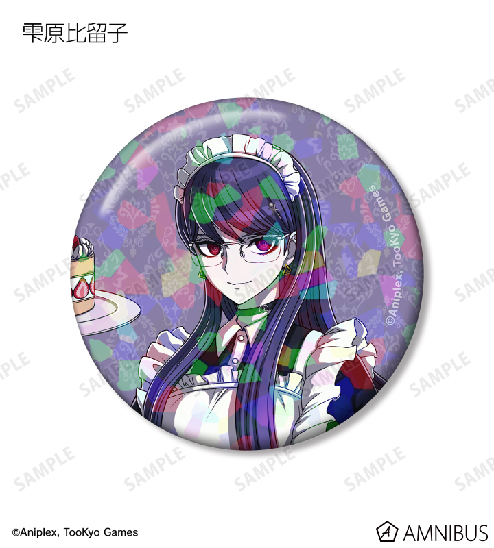 描き下ろし メイド&執事ver. トレーディングホログラム缶バッジ
