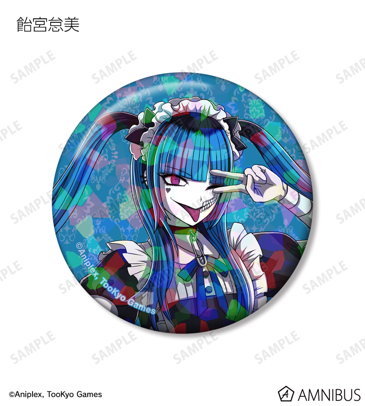描き下ろし メイド&執事ver. トレーディングホログラム缶バッジ