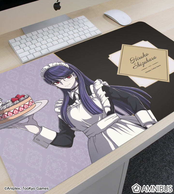 描き下ろし 雫原比留子 メイドver. マルチデスクマット