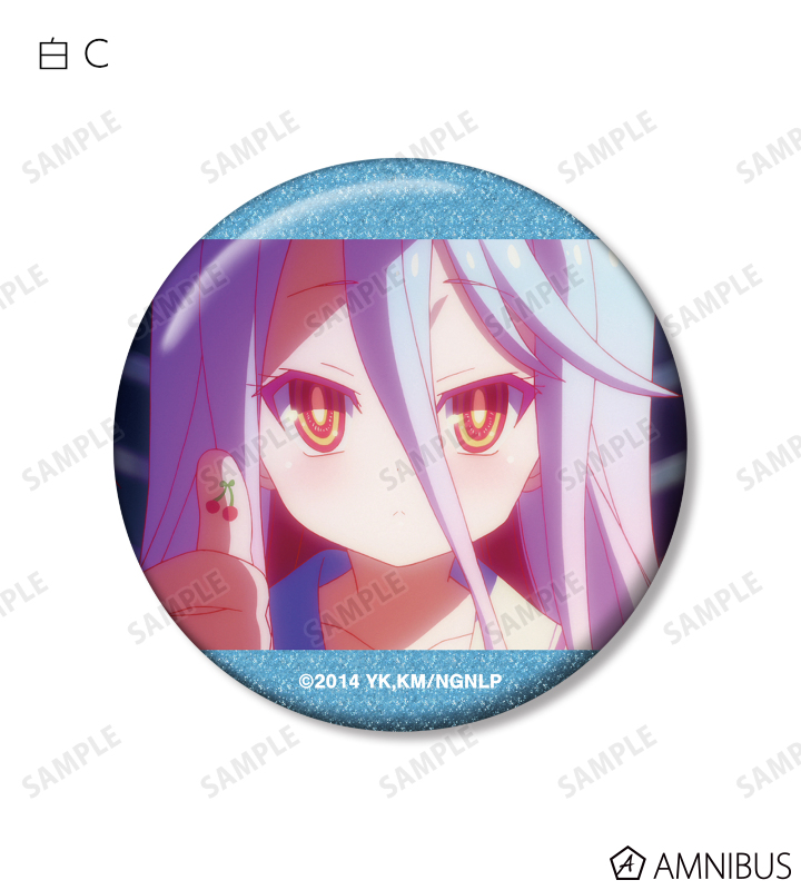 白 場面写グリッター缶バッジ3個セット