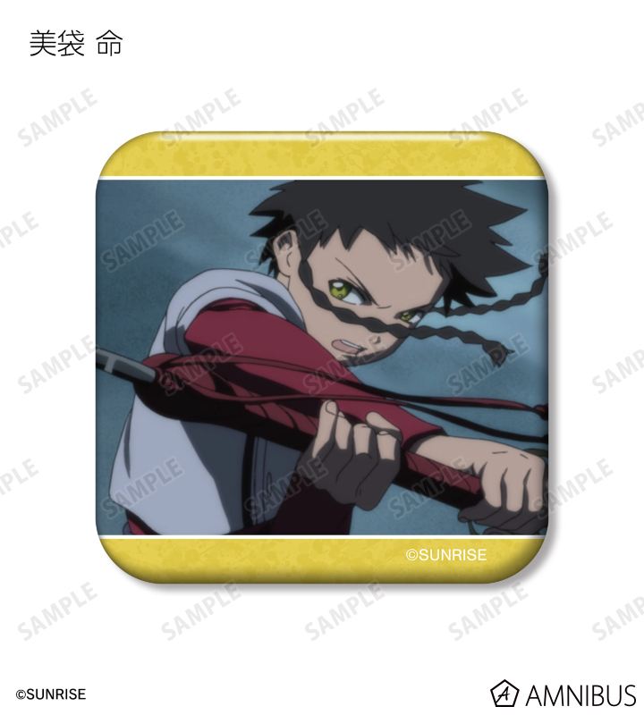 トレーディング場面写角丸スクエア缶バッジ