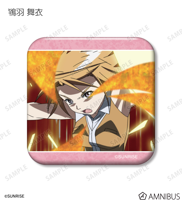 トレーディング場面写角丸スクエア缶バッジ