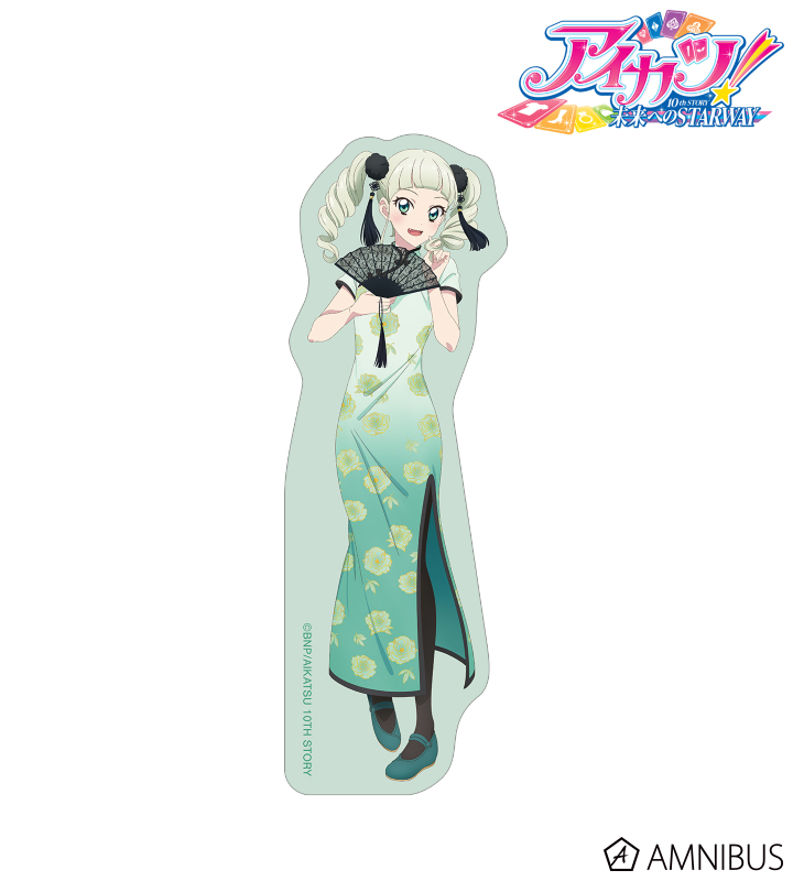 描き下ろし 藤堂ユリカ チャイナドレスver. ダイカットステッカー