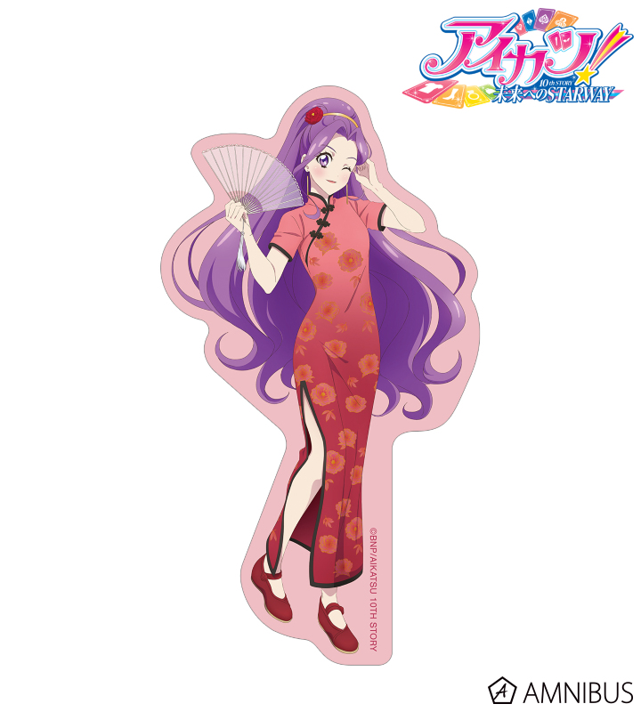 描き下ろし 神崎美月 チャイナドレスver. ダイカットステッカー