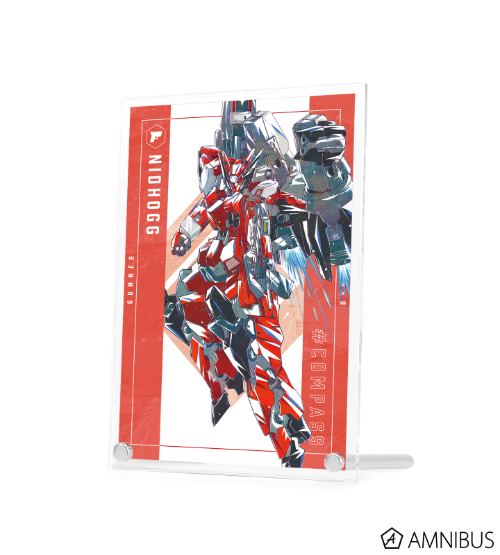 HM-WA100 ニーズヘッグ Ani-Art 第2弾 A5アクリルパネル