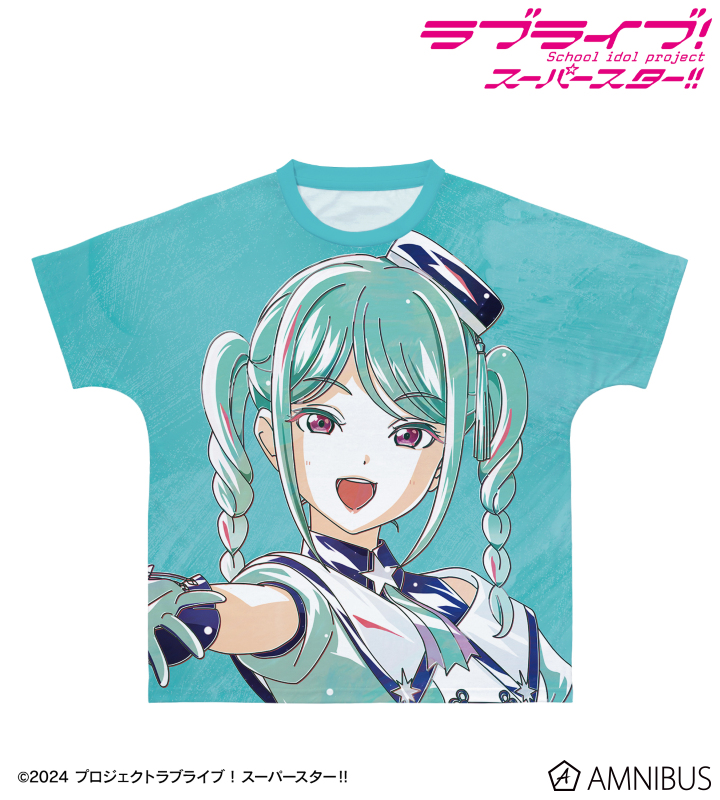 ラブライブ!スーパースター!! Tシャツ 鬼塚 冬毬 ラブライブ！スーパースター!! カラーTシャツ 鬼塚冬毬