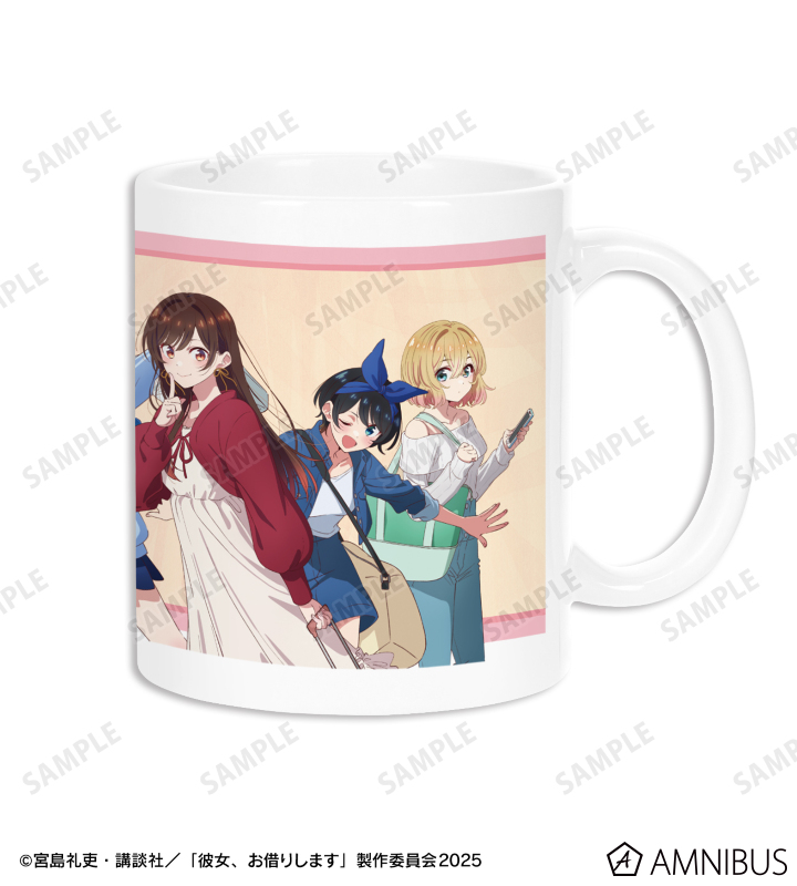 彼女お借りします Ani-Art マグカップ　4種セット 彼女、お借りします』Ani-Art 先行販売キャンペーン in