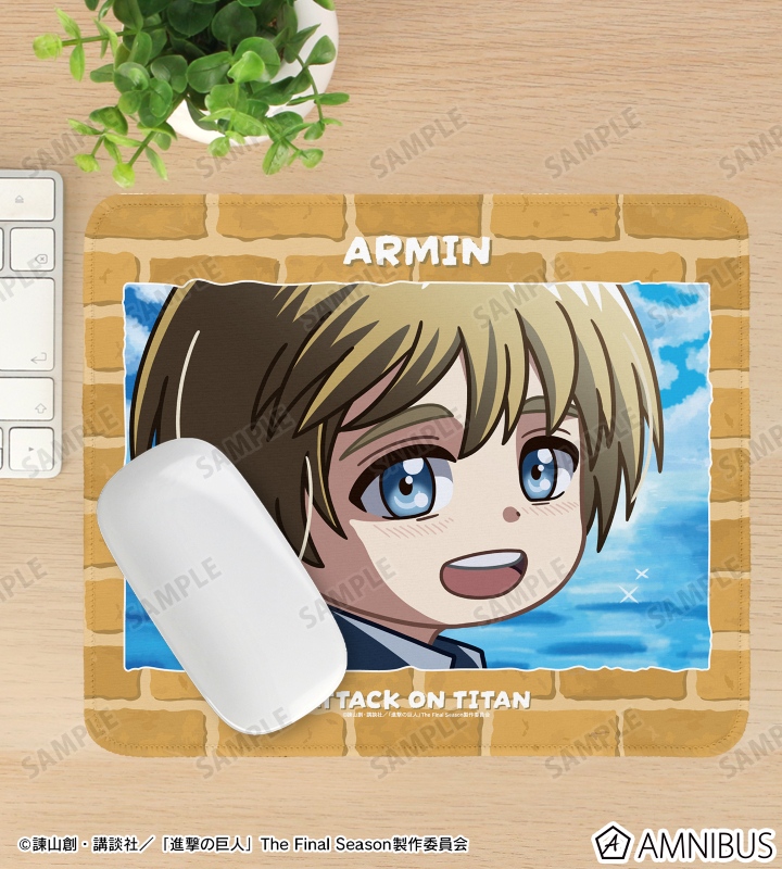 アルミン ゆるコマ マウスパッド