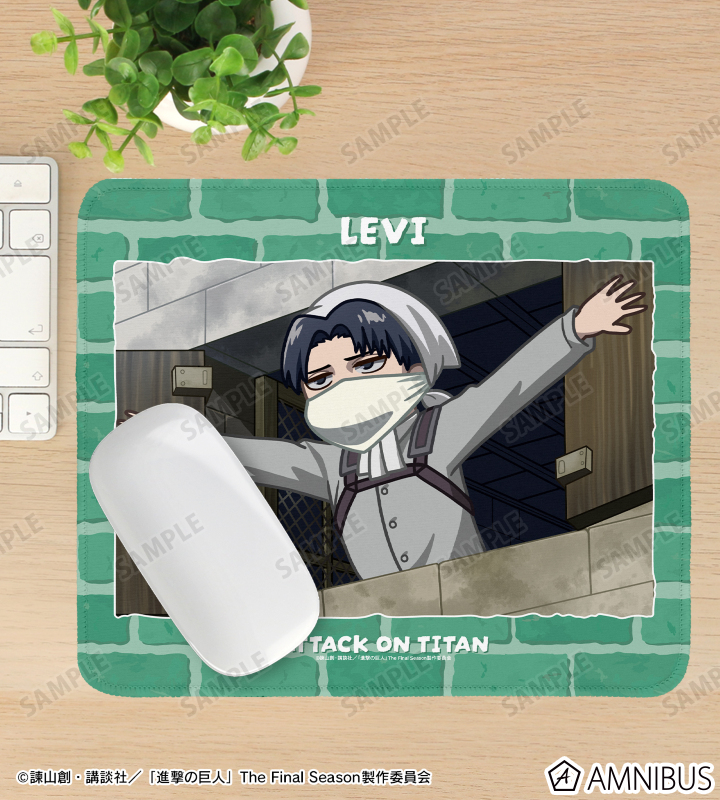 リヴァイ ゆるコマ マウスパッド