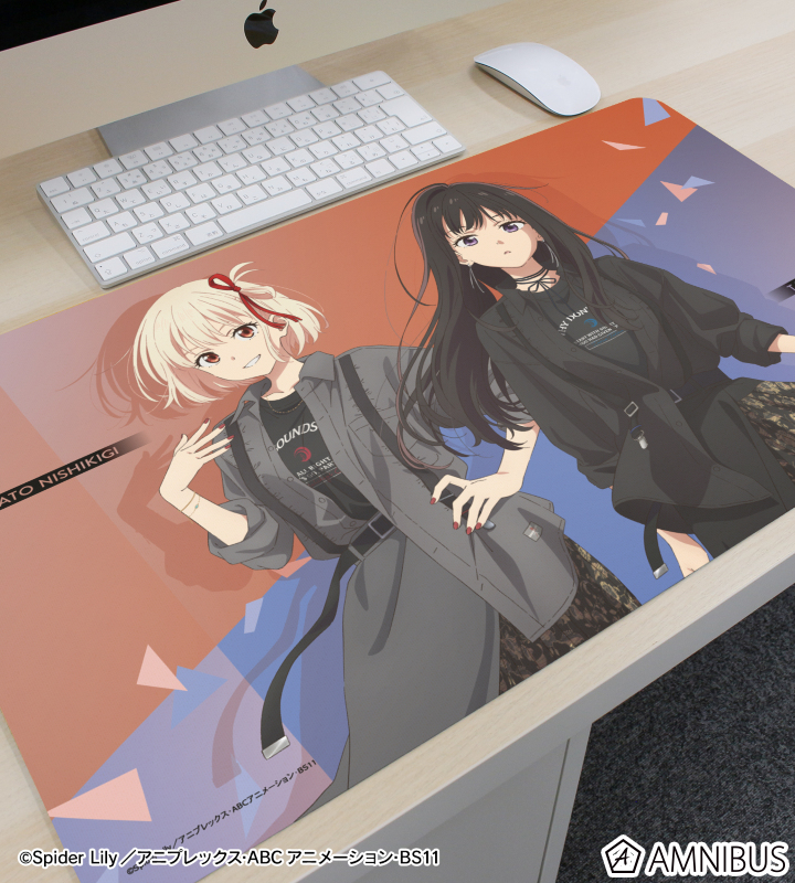 リコリスリコイル　リコリコ　千束＆たきな　マルチデスクマット TVアニメ「リコリス・リコイル」 - 錦木千束&井ノ上たきな Ani