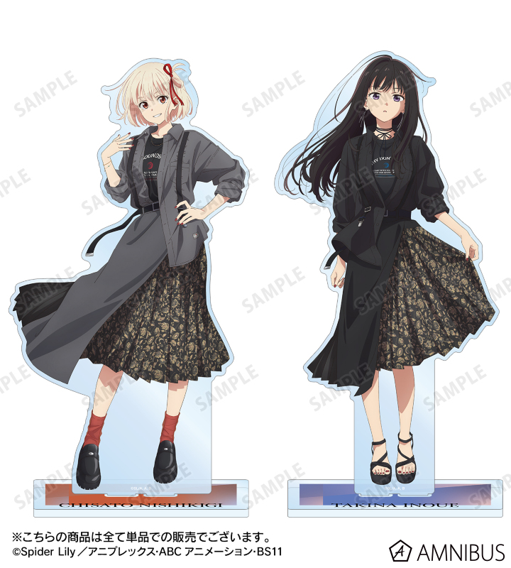 リコリスリコイル  あみあみ 購入 特典  アクリルクロック リコリスリコイル あみあみ 購入 特典 アクリルクロック